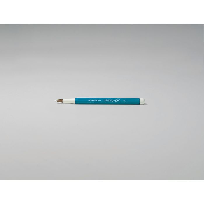 Leuchtturm1917 Drehgriffel Nr. 1, Siyah Mürekkepli Jel Kalem, Okyanus Mavi