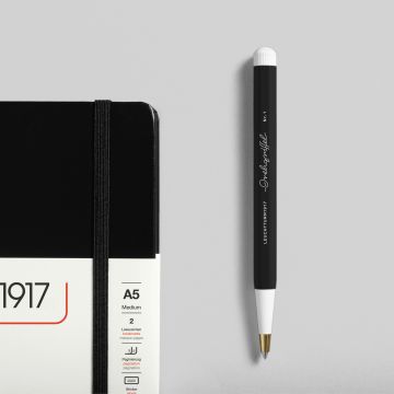 Leuchtturm1917 Drehgriffel Nr. 1, Siyah Mürekkepli Jel Kalem, Siyah
