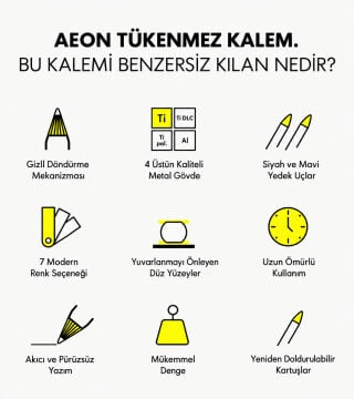 Stilform AEON Tükenmez Kalem Titanyum Kasa, Titanium Matt