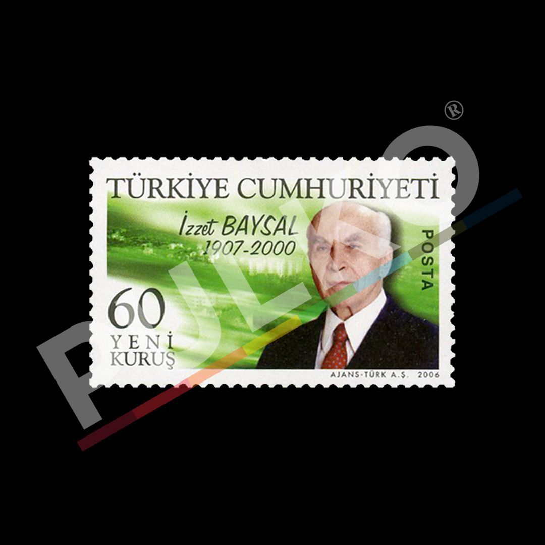 İzzet Baysal (11 Mayıs 2006) -Türkiye Cumhuriyeti Pul Koleksiyonu