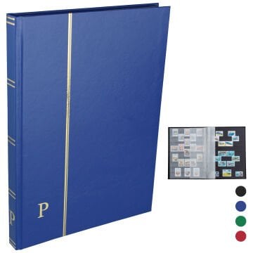 PULKO HistorY 1970 Pul Defteri Klasik, 16 Yaprak, 32 Sayfa, A4+, Siyah Zemin,