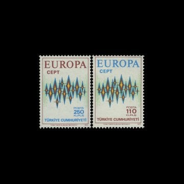 Europa（CPT）（2 Moals 1972）-urkey Cuptiyy邮票收藏