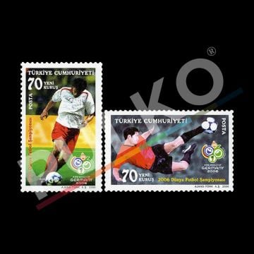 2006 Dünya Futbol Şampiyonası (9 Haziran 2006) -Türkiye Cumhuriyeti Pul Koleksiyonu