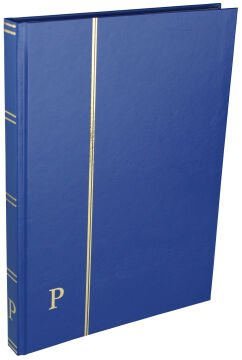 PULKO HistorY 1970 Pul Defteri Klasik, 16 Yaprak, 32 Sayfa, A4+, Siyah Zemin, Mavi