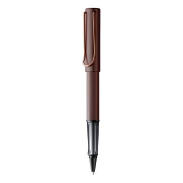 Lamy Lx Roller Kalem, Alüminyum Gövde, Bronz Kaplama Metal Klips, Kapak-Kalem Tabanı Rutenyum Kaplama, Marron