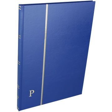 PULKO HistorY 1970 Pul Defteri Klasik, 8 Yaprak, 16 Sayfa, A4+, Beyaz Zemin, Mavi