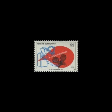 Kansere Karşı Savaş (10 Ekim 1972) - Türkiye Cumhuriyeti Pul Koleksiyonu