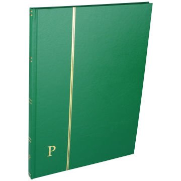 PULKO HistorY 1970 Pul Defteri Klasik, 8 Yaprak, 16 Sayfa, A4+, Beyaz Zemin, Yeşil