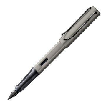 Lamy Lx Dolma Kalem, Alüminyum Gövde, Rutenyum Kaplama Metal Klips, Kapak-Kalem Tabanı Rutenyum Kaplama, Parlak Siyah Uçlu, Rutenyum, Medium (M) Uç