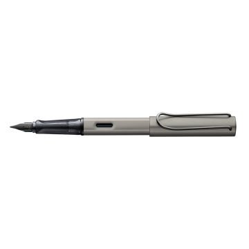 Lamy Lx Dolma Kalem, Alüminyum Gövde, Rutenyum Kaplama Metal Klips, Kapak-Kalem Tabanı Rutenyum Kaplama, Parlak Siyah Uçlu, Rutenyum, Medium (M) Uç
