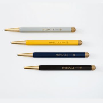 Leuchtturm1917 Monocle Series Drehgriffel No. 1, Royal Blue Ink Ballpoint Pen,