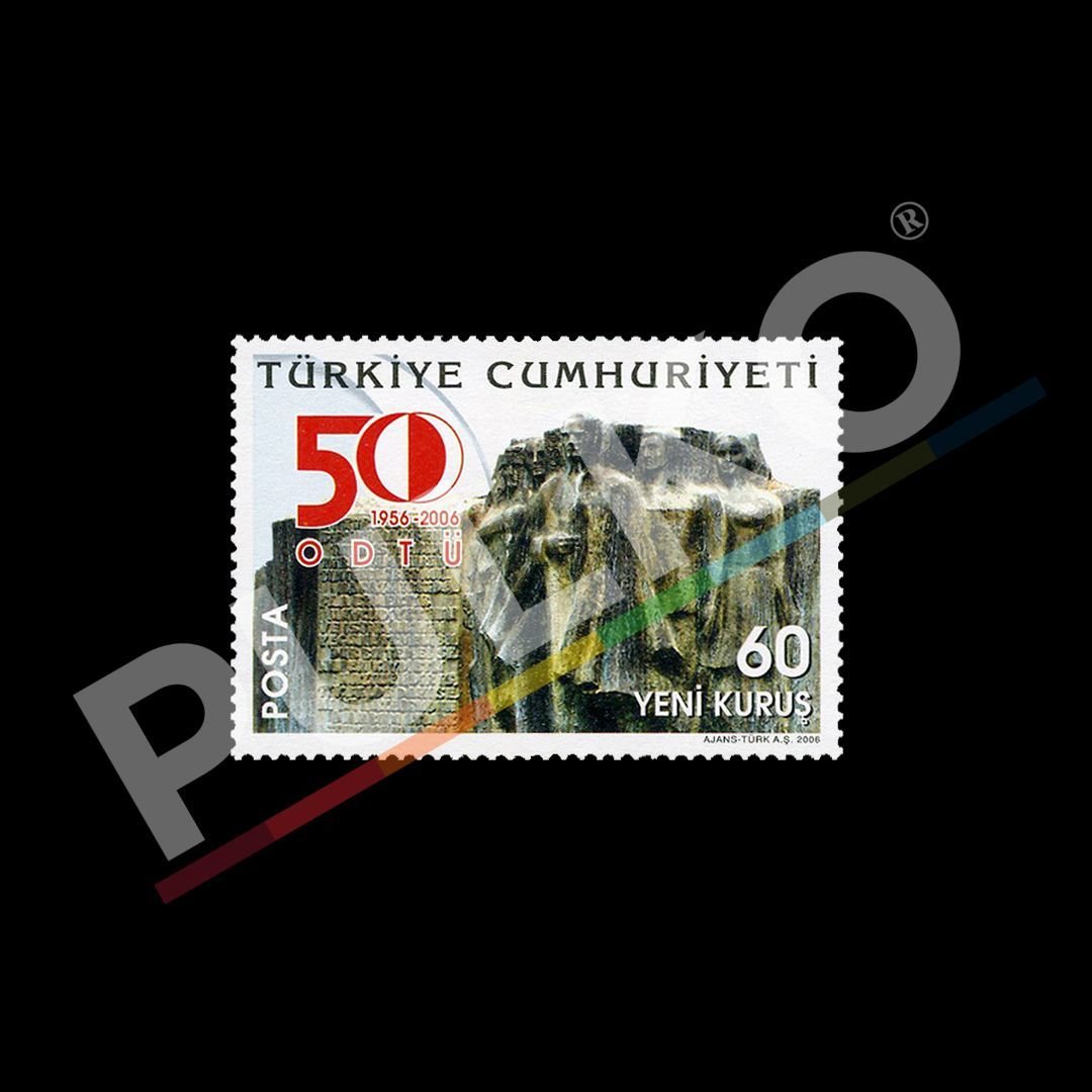 Odtü'nün 50. Yılı (15 Kasım 2006) -Türkiye Cumhuriyeti Pul Koleksiyonu