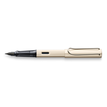 Lamy Lx Dolma Kalem, Alminyum Gövde, Paladyum Kaplama Metal Klips, Kapak-Kalem Tabanı Paladyum Kaplama, Parlak Siyah Uç, Paladyum,