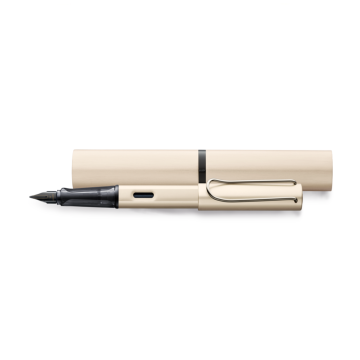 Lamy Lx Dolma Kalem, Alminyum Gövde, Paladyum Kaplama Metal Klips, Kapak-Kalem Tabanı Paladyum Kaplama, Parlak Siyah Uç, Paladyum,