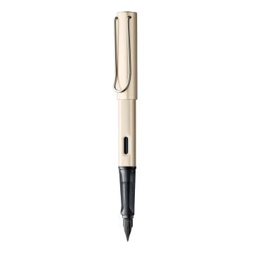 Lamy Lx Dolma Kalem, Alminyum Gövde, Paladyum Kaplama Metal Klips, Kapak-Kalem Tabanı Paladyum Kaplama, Parlak Siyah Uç, Paladyum, Fine (F) Uç