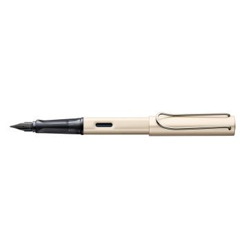 Lamy Lx Dolma Kalem, Alminyum Gövde, Paladyum Kaplama Metal Klips, Kapak-Kalem Tabanı Paladyum Kaplama, Parlak Siyah Uç, Paladyum, Fine (F) Uç
