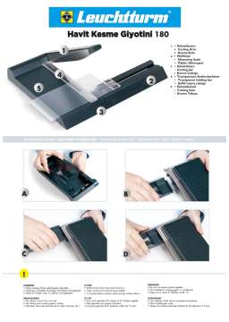 Leuchtturm Hawid Kesme Giyotini 180 mm