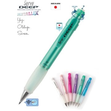 SERVE Deep Mekanik Kurşun Kalem Metalik Seri 0.7 mm (Uçlu Kalem),