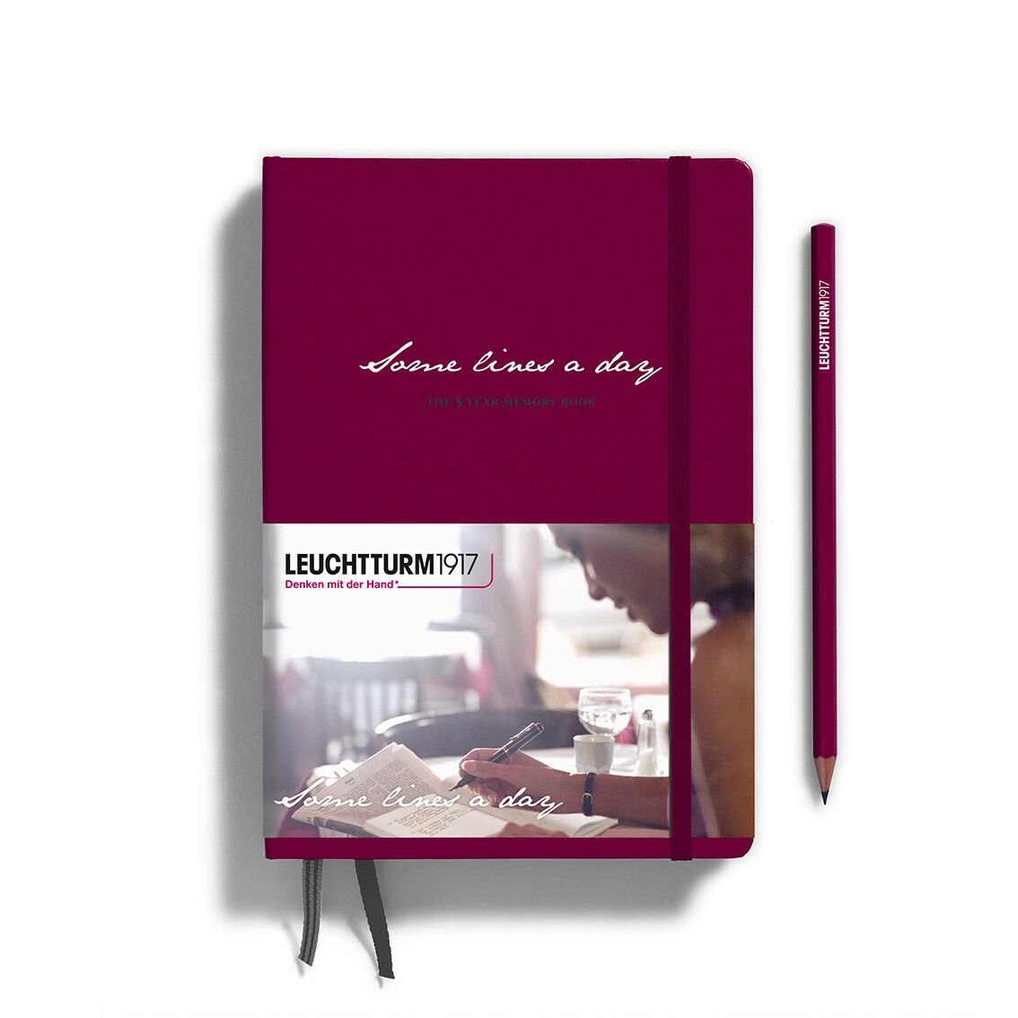 Leuchtturm1917 ''Some Lines a Day'' - 5 Yıllık Anı/Hatıra Defteri, Liman Kırmızısı