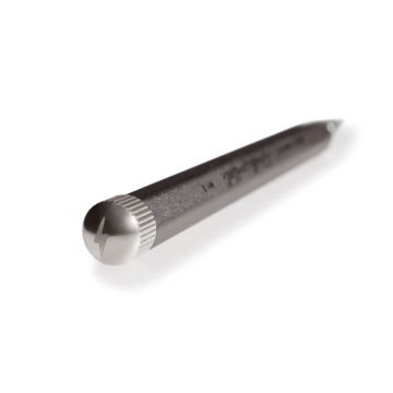 Leuchtturm1917 Drehgriffel Nr.2 Série Bullet Journal Spéciale, Stylo à mine (pointue), 0.7 mm, Boîtier Noir-Argent