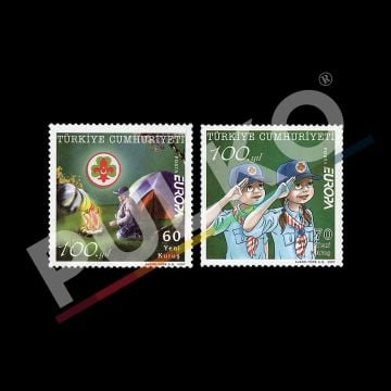 Avrupa 2007, İzciliğin 100. Yılı (9 Mayıs 2007) - Türkiye Cumhuriyeti Pul Koleksiyonu