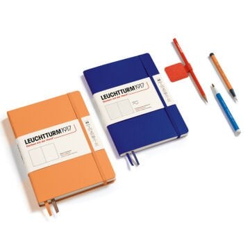 Leuchtturm1917 Orta Boy (A5) 2024 Yeni Renkler Serisi Not Defteri, Sert Kapak, 251 Numaralandırılmış Sayfa,