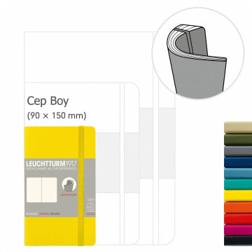 Leuchtturm1917 Not Defteri Cep Boy (A6), Yumuşak Kapak, 121 Numaralandırılmış Sayfa,