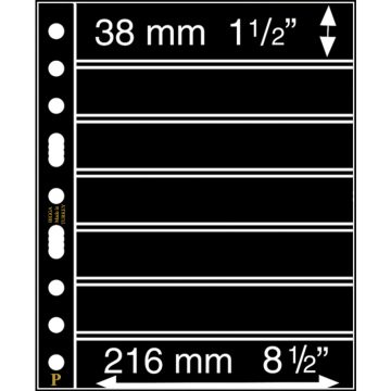 PULKO HistorY 1970 BIGGA Yapraklar, 7S / Siyah Zemin / 38x216mm / 5'lik Paket