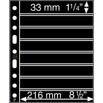 PULKO HistorY 1970 BIGGA Yapraklar, 8S / Siyah Zemin / 33x216mm / 5'lik Paket