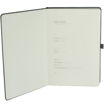 PULKO Notebook Not Defteri, (16X24CM), Termo Deri, 224 Sayfa, Çizgili, 041, Bej