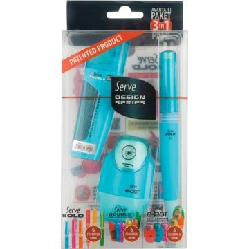 使用大胆的机械铅笔0.7毫米和双重机械铅笔笔尖0.7毫米＆服务e-bot删除铅笔3件特别礼品包，磷蓝色