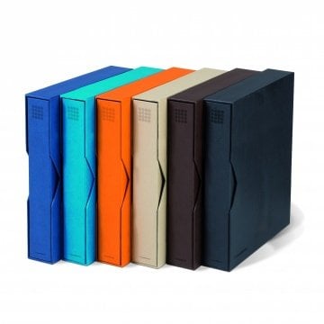 Leuchtturm GRANDE Pur, Kasetli Klasör (335x285x64mm) (Pul, Madeni Para, Kağıt Para, Zarf, Efemera Koleksiyonlarınız için idealdir),