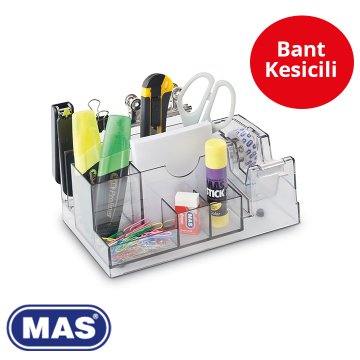 MAS 815 Desk Organizer (Bant Kesici Dahil)