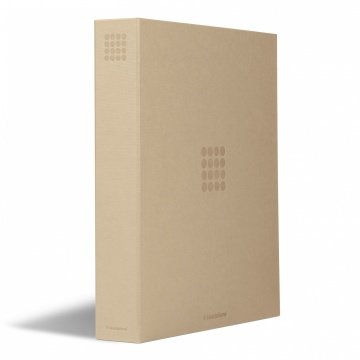 Leuchtturm GRANDE Pur, Kasetsiz Klasör (325x280x55mm) (Pul, Madeni Para, Kağıt Para, Zarf, Efemera Koleksiyonlarınız için idealdir), Bej Kapak (Ref. No. : 359 523)