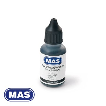 MAS Istampa Mürekkebi 20 ml, Siyah