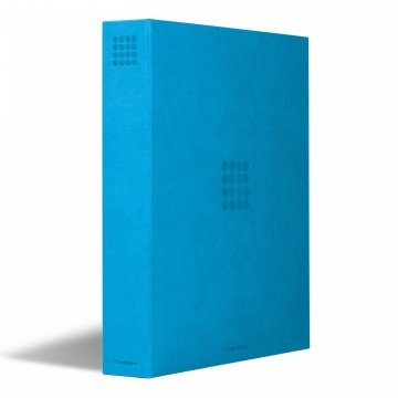 Leuchtturm GRANDE Pur, Kasetsiz Klasör (325x280x55mm) (Pul, Madeni Para, Kağıt Para, Zarf, Efemera Koleksiyonlarınız için idealdir), Camgöbeği Mavisi Kapak (Ref. No. : 359 525)