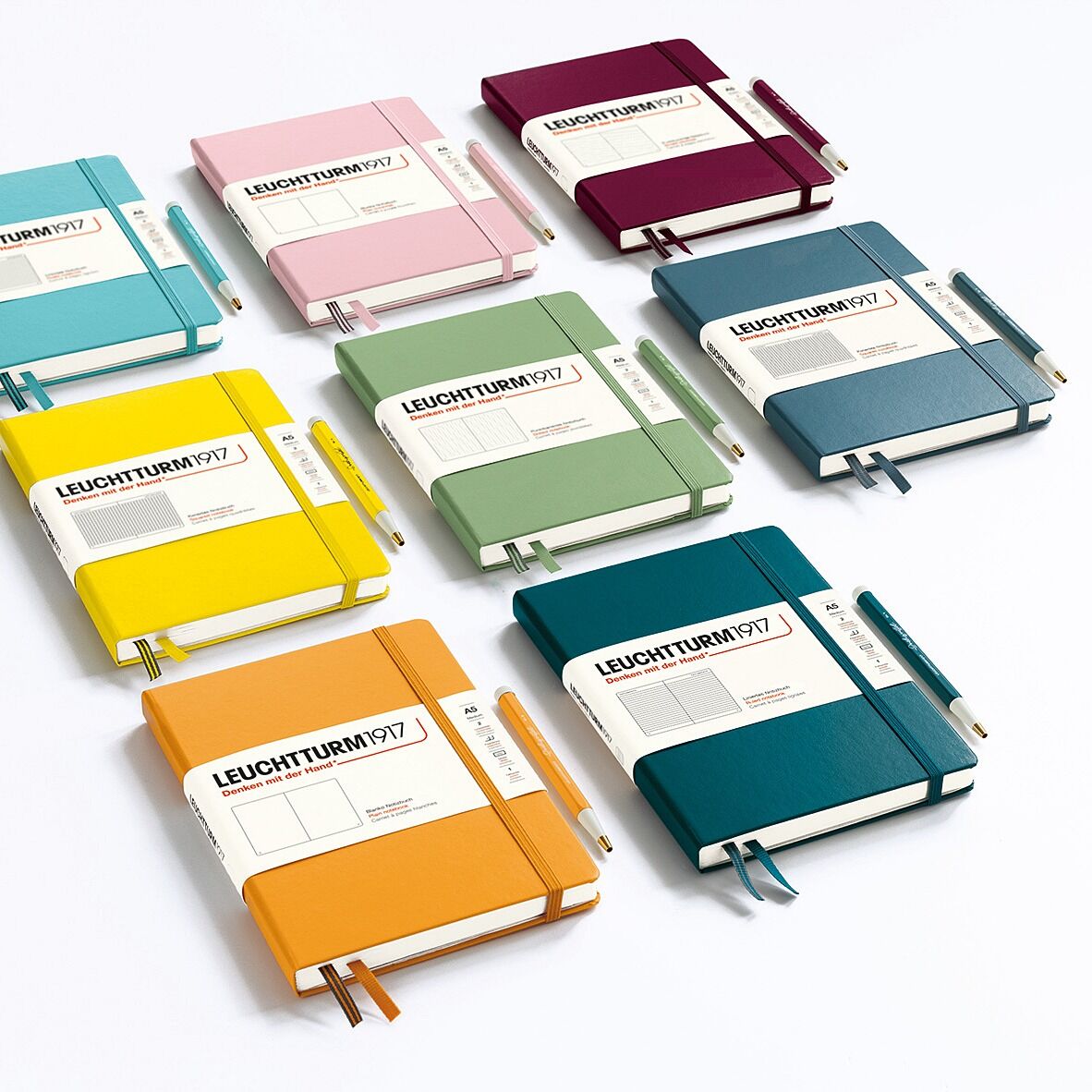 Leuchtturm1917 Not Defteri Tablet Boy (B5), Sert Kapak, 219 Numaralandırılmış Sayfa