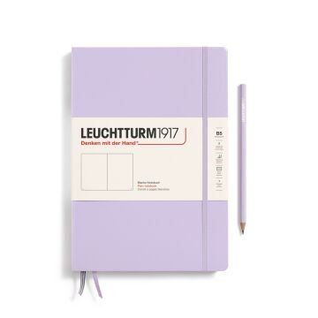 Leuchtturm1917 Not Defteri Tablet Boy (B5), Sert Kapak, 219 Numaralandırılmış Sayfa Leylak - Düz