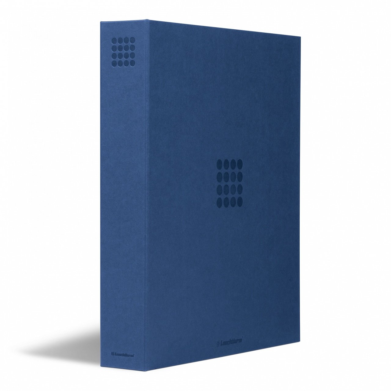 Leuchtturm GRANDE Pur, Kasetsiz Klasör (325x280x55mm) (Pul, Madeni Para, Kağıt Para, Zarf, Efemera Koleksiyonlarınız için idealdir), Mavi Kapak (Ref. No. : 359 526)