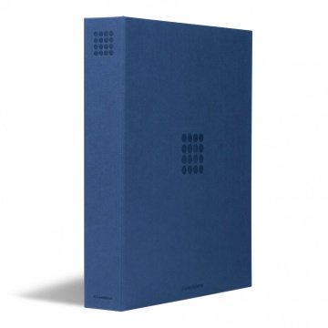 Leuchtturm GRANDE Pur, Kasetsiz Klasör (325x280x55mm) (Pul, Madeni Para, Kağıt Para, Zarf, Efemera Koleksiyonlarınız için idealdir), Mavi Kapak (Ref. No. : 359 526)