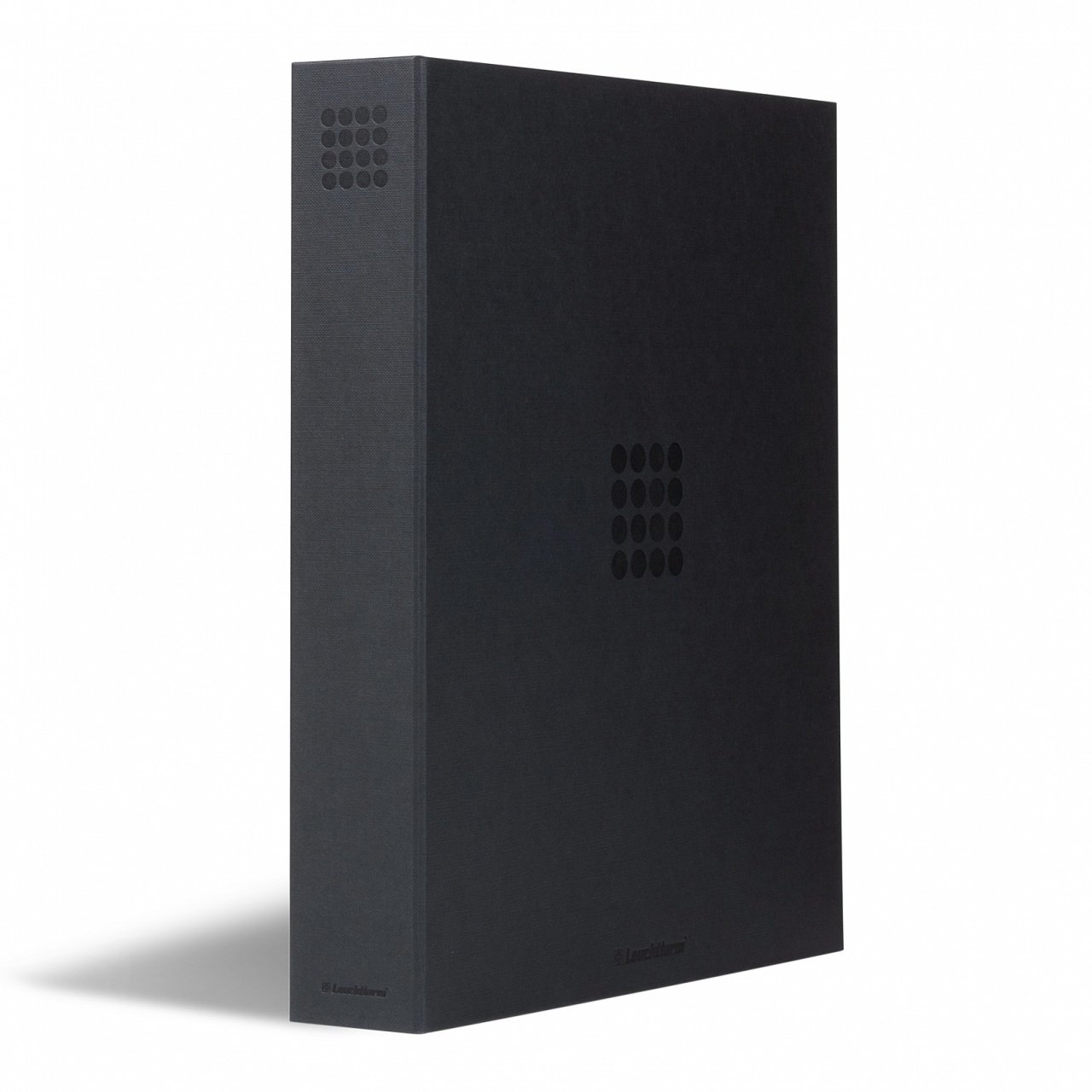 Leuchtturm GRANDE Pur, Kasetsiz Klasör (325x280x55mm) (Pul, Madeni Para, Kağıt Para, Zarf, Efemera Koleksiyonlarınız için idealdir), Siyah Kapak (Ref. No. : 359 521)