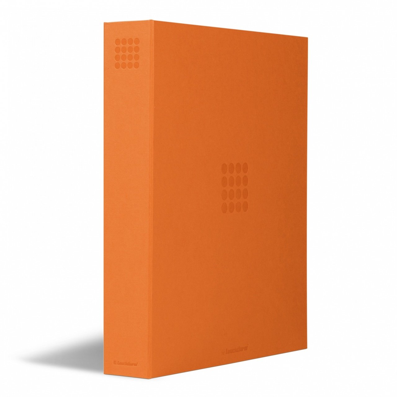 Leuchtturm GRANDE Pur, Kasetsiz Klasör (325x280x55mm) (Pul, Madeni Para, Kağıt Para, Zarf, Efemera Koleksiyonlarınız için idealdir), Turuncu Kapak (Ref. No. : 359 524)