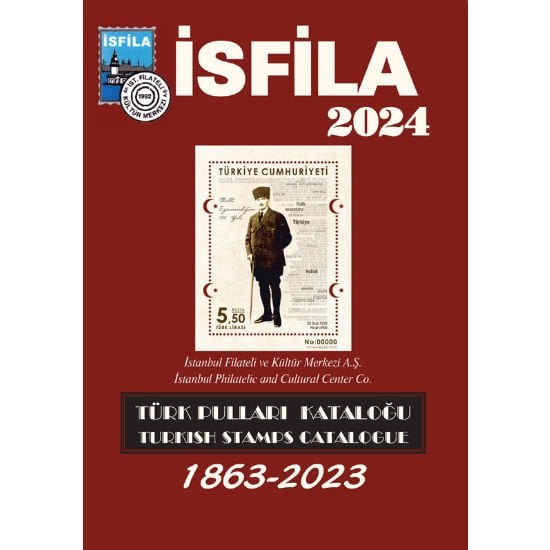 İsfila 2024 Türk Pulları Kataloğu 1863-2023