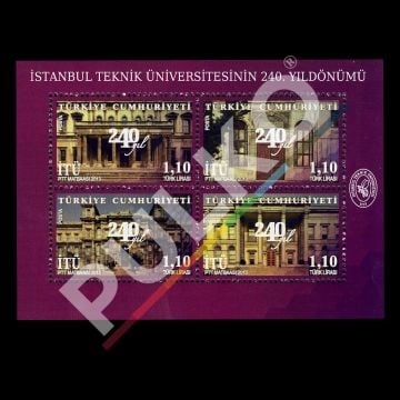 İTÜ 240. Yıldönümü Anma Bloğu (24 Mayıs 2013) - Türkiye Cumhuriyeti Pul Koleksiyonu