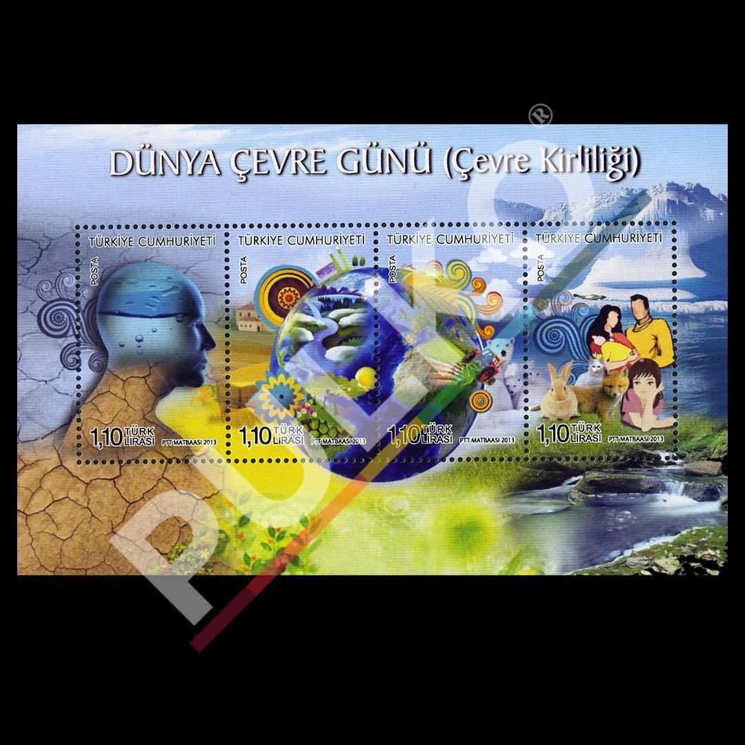 Dünya Çevre Günü (5 Haziran 2013) - Türkiye Cumhuriyeti Pul Koleksiyonu