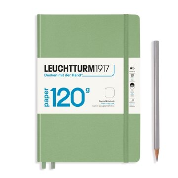Leuchtturm1917 Not Defteri Orta Boy (A5), Edition 120G, Ada Çayı - Düz