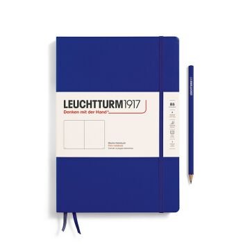 Leuchtturm1917 Not Defteri Tablet Boy (B5), Sert Kapak, 219 Numaralandırılmış Sayfa Mürekkep (INK) - Düz