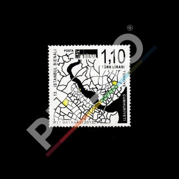 13. İstanbul Bienali (14 Eylül 2013) - Türkiye Cumhuriyeti Pul Koleksiyonu