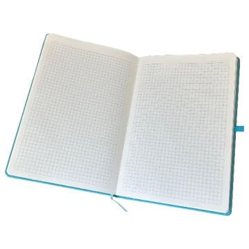 PULKO Notebook Not Defteri, (16X24CM), Termo Deri, 224 Sayfa, Kareli, 045,