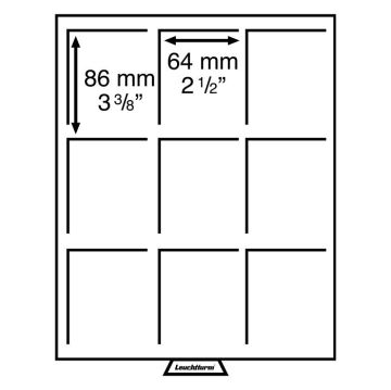 Leuchtturm Madeni Para Çekmecesi MB, XL Gözlü Çekmece, Koyu Kırmızı - 64 x 85 mm Yuva Boyutlu (Toplam Kapasite: 9 Adet)